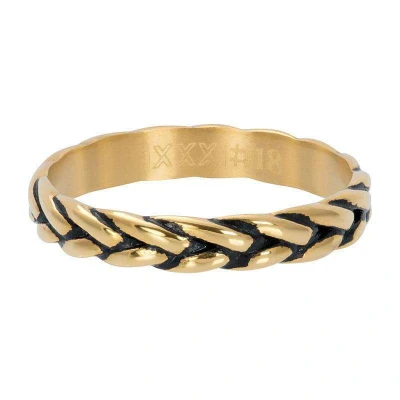 Afbeelding van Wheat knot iXXXi Vulring 4 mm SALE 20 / Gold fill in black
