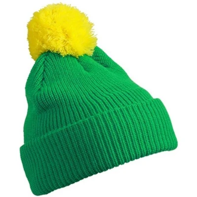 Afbeelding van Myrtle Beach Unisex Pompom Muts (Groen)
