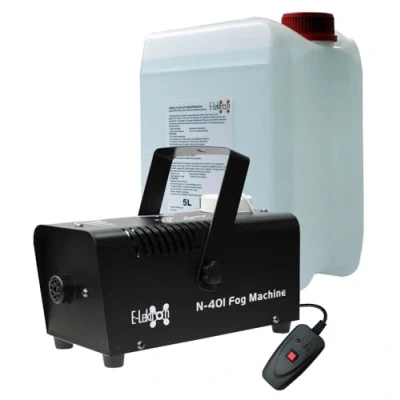 Afbeelding van E Lektron N 401 compacte DJ Party rookmachine 400W incl. 5L mistvloeistof