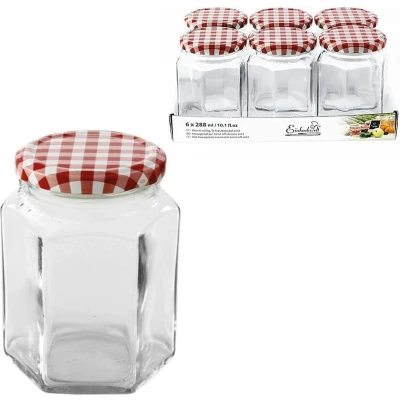 Afbeelding van Overige Merken Glazen Weckpotjes 288 Ml 6 Stuks