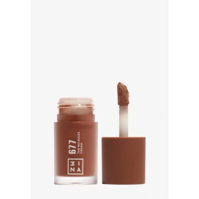 Afbeelding van 3ina THE Norules Cream 2in1: lip &amp; wang, Maat: 8 ml, Dark brown