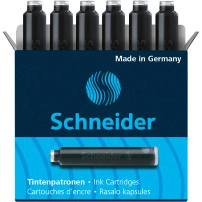 Afbeelding van Inktpatronen Schneider doos a 6 stuks zwart