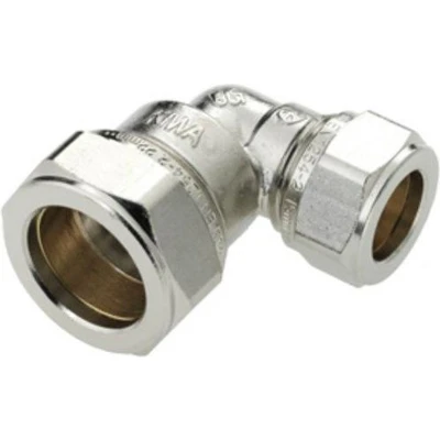 Afbeelding van Bonfix kniekoppeling 22 x 15 mm knel vertind