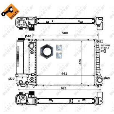 Afbeelding van Radiateur NRF 51356