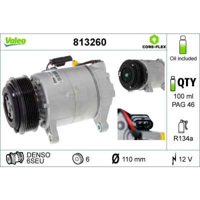 Afbeelding van Valeo Airco compressor 813260