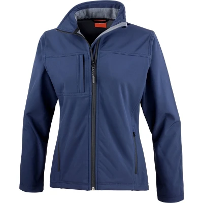 Afbeelding van Result Ladies Classic Softshell Jacket R121F Navy XL