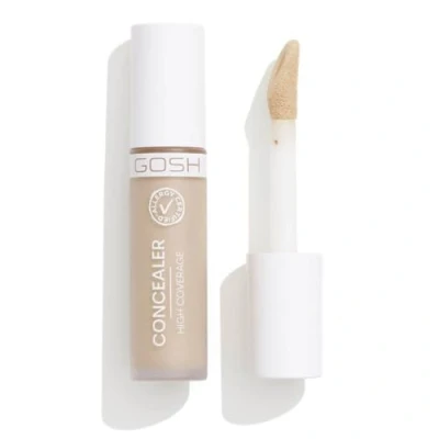 Afbeelding van GOSH concealer High Coverage 003 Zand, hoge dekking, vloeibare voor het afdekken van kringen rond de ogen, roodheid en onzuiverheden gevoelige huid, langdurig veganistisch,