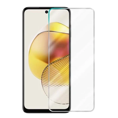 Afbeelding van Cadorabo Screenprotector geschikt voor Motorola Moto G73 Pantser film Beschermende in KRISTALHELDER Geharde (Tempered) display beschermglas 9H hardheid met 3D Touch