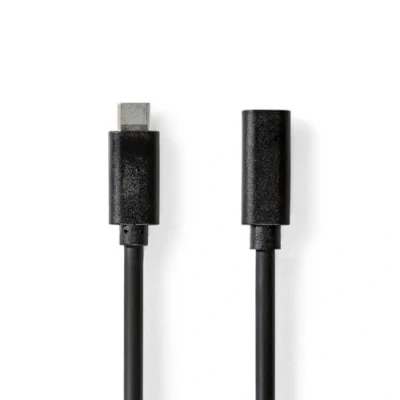 Afbeelding van Nedis Ccgl64010Bk20 Usb Kabel 3.2 Gen 1 C&amp;Trade; Male Female 60 W 4K@60Hz 5 Gbp