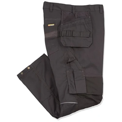 Afbeelding van Blaklader Service werkbroek met stretch en spijkerzakken 1496 1330 Zwart/Donkergrijs D112