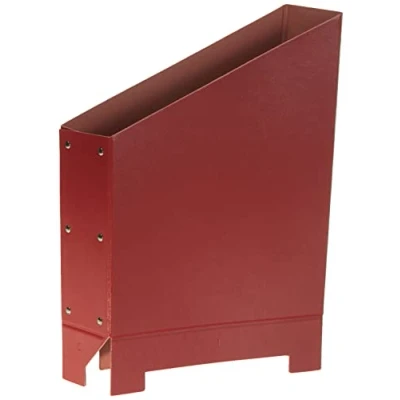Afbeelding van Leitz tijdschriftenstandaard met rug 80 mm, A4, karton, plat verpakt, rood, 24230025