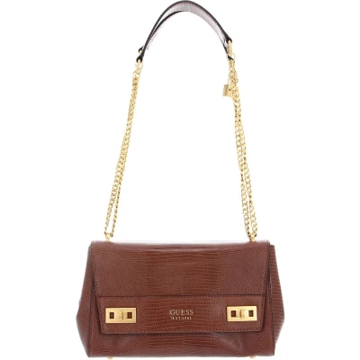 Afbeelding van GUESS Schoudertas Katey Flap Shoulder Bag Cognac Lichtbruin