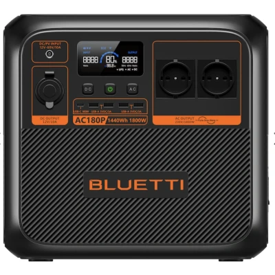 Afbeelding van Bluetti AC180P Portable Powerstation Zwart Accu&#039;s &amp; Accessoires