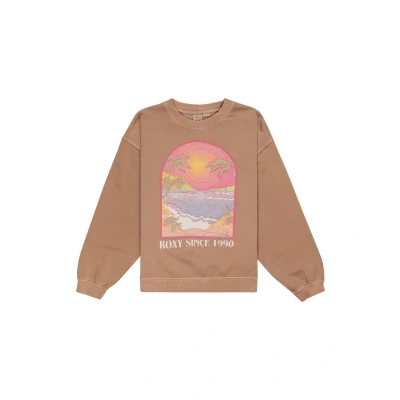 Afbeelding van ROXY Lineup ÜBERGROSSES Sweatshirt FÜR MÄDCHEN 4 16 ERGFT04002 Sweater voor kinderen, Maat: 140, Czu0