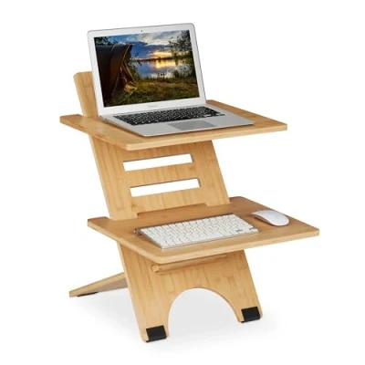 Afbeelding van Relaxdays, bureau accessoire, Bevestiging voor staand