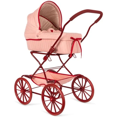 Afbeelding van Konges Sløjd Poppenwagen/Doll Pram Vintage Opvouwbaar Mellow Rose
