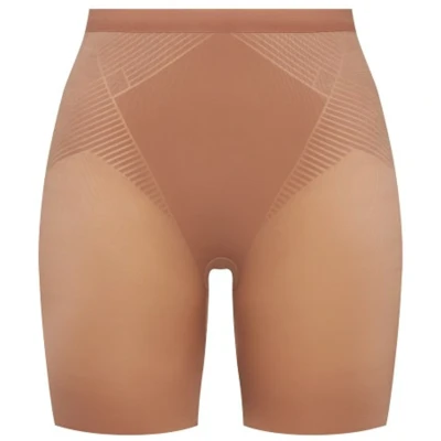 Afbeelding van SPANX Thinstincts 2.0 medium corrigerende Mid Thigh short donkerbeige