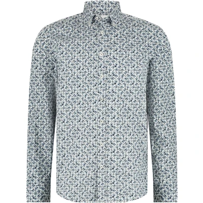 Afbeelding van State of Art Overhemd donkerblauw geprint