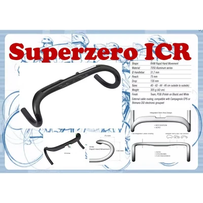 Afbeelding van Deda Stuurbocht Superzero DCR alloy white 44 cm ( B )