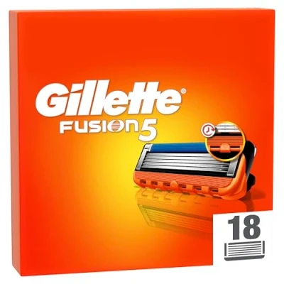 Afbeelding van Gillette Fusion5 Scheermesjes Voor Mannen 18 Stuks