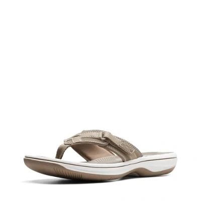 Afbeelding van Clarks Vrouwen Breeze Zee, Taupe Synthetisch, 42 EU