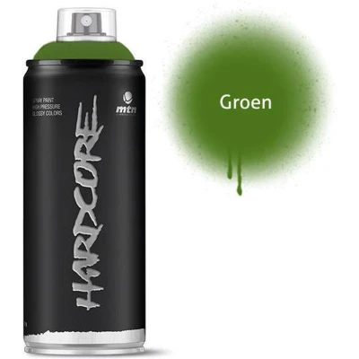 Afbeelding van MTN Groene spuitverf 400ml hoge druk en glans afwerking
