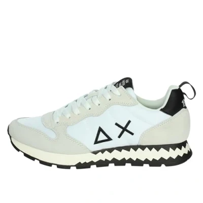 Afbeelding van SUN68 Tom Snake Heren Sneakers Schoenen Wit Z35104 01 Maat EU 40