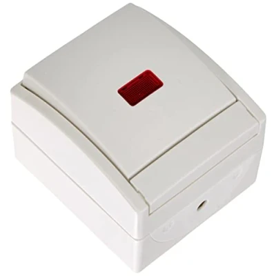 Afbeelding van Abb busch jaeger schakelaar wissel controle opbouw ip44 ocean alpin 2cka001085a1622
