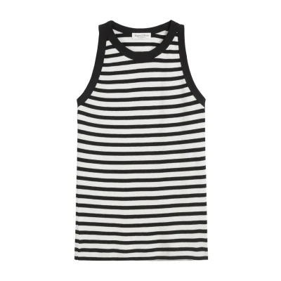 Afbeelding van Marc O&#039;Polo Striped Top, Dames, Maat: Small, Multi black
