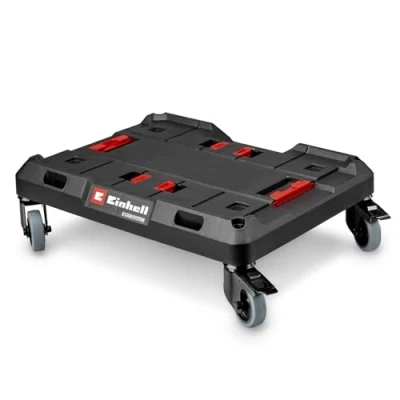 Afbeelding van Originele Einhell E Case Rolplank (max. 120 kg, vergrendelbare zwenkwielen, combineerbaar met System, transport van koffers en kisten, bevestiging voor spanbanden)