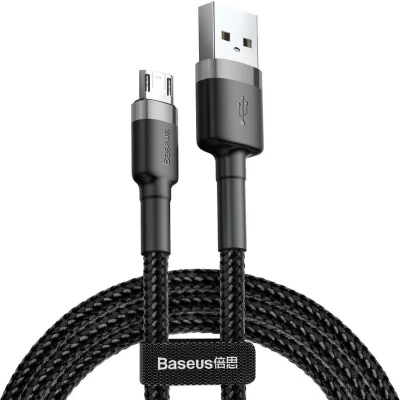 Afbeelding van Baseus CAMKLF AG1 USB kabel 0,5 m A Micro B Zwart