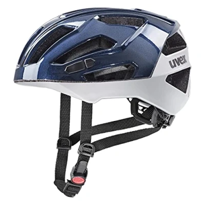 Afbeelding van uvex gravel x veilige performance helm voor dames en heren individueel passysteem geoptimaliseerde ventilatie deep space silver 52 57 cm