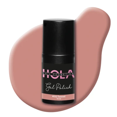 Afbeelding van Gellak #032 Tanned 10ml bruin Gelnagellak Hola