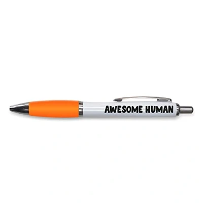 Afbeelding van Grappige nieuwigheid Push Pen Gift Balpennen Werk Collega Leaving Work Present Awesome Human Joke Stationary PP52