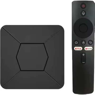 Afbeelding van Android TV Box 4K Chromecast Streaming met WiFi Bluetooth Incl. Google assistant &amp; Netflix