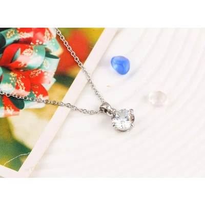 Afbeelding van Ketting met hanger zilverkleur
