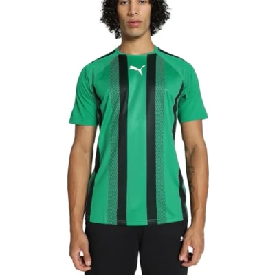 Afbeelding van Puma Teamliga Shirt Korte Mouw Heren Groen / Zwart Maat: L