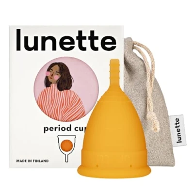 Afbeelding van Lunette Menstruatiecup Oranje Model 2 voor normale of sterke bloeding (EN versie)
