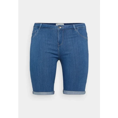 Afbeelding van ONLY Carmakoma Carthunder Jeansbroek, plussize, korte stretch bermudabroek, Middelblauwe denim, 52