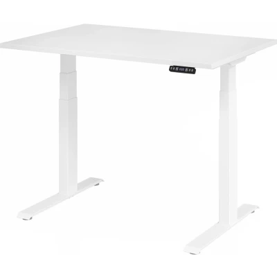 Afbeelding van XDKB 12 W Bureau Wit 120x80 Tafelhoogte I Elektrisch in hoogte verstelbaar