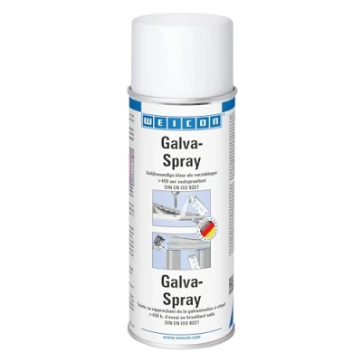 Afbeelding van WEICON Galva Spray 400ml roestbescherming, duurzame corrosiebescherming coating