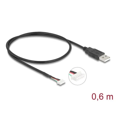 Afbeelding van Delock USB 2.0 Anschlusskabel für 5 Pin Kameramodule 0,6 m HQ produ
