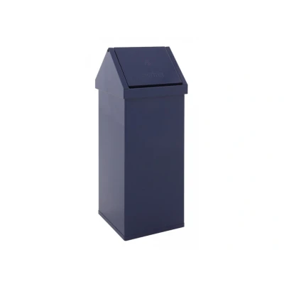 Afbeelding van Afvalbak 110ltr Carro Swing tuimeldeksel Blauw