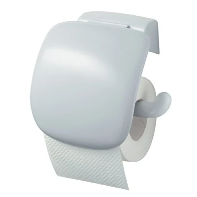 Afbeelding van Haceka toiletrolhouder Uno met deksel, Zilver, 15 x 9 cm