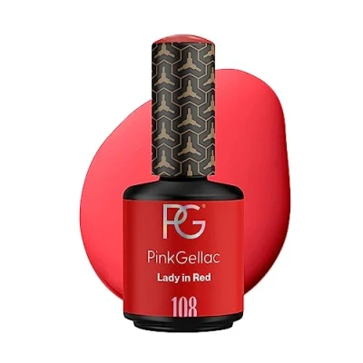 Afbeelding van Pink Gellac 108 Lady in Red gel nagellak 15 ml