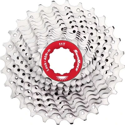Afbeelding van Sunrace 11 speed cassette 25 tands BikeTotaal.nl Zilver