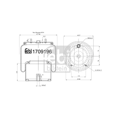 Afbeelding van Febi Bilstein Veerbalg 170919