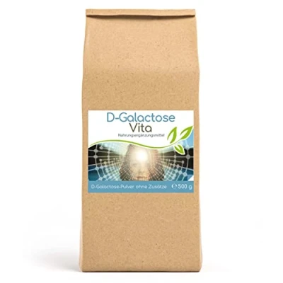 Afbeelding van CELLAVITA D Galactose Vita ca. 4 maanden voorraad 500g poeder (&gt;98% hoogzuiver)