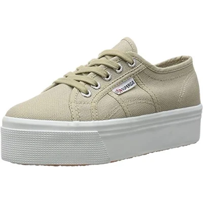 Afbeelding van Superga sneaker 2790acotw Linea Up And Down dames , Grau Taupe 42.5 EU