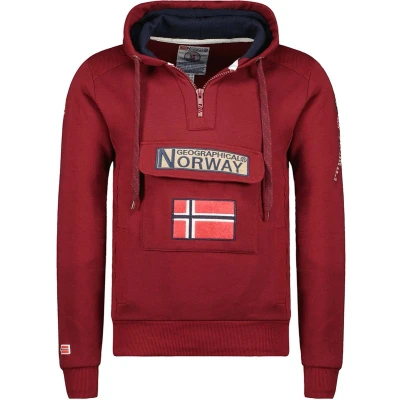 Afbeelding van Geographical Norway Hoodie / Pullover Gymclass Db Men 100 Burgundy S